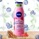 NIVEA Fresh Blends Raspberry Body Wash