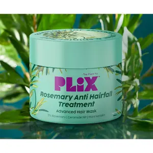 Plix Rosemary Anti-Hair Fall Treatment Advanced Hair Mask for Rough, Dry & Frizzy Hair - 200 ml