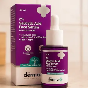 The Derma Co 10% Niacinamide Serum Fades Acne Marks, Controls Oil & Reduces Dark Spots | 30 ml
