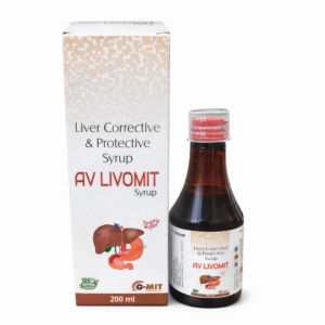 AV Livomit Liver Corrective and Protective Syrup, 200 ml, Treatment: Hepatitis