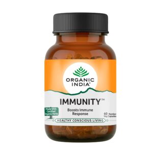 ORGANIC INDIA Ayurvedic Immunity Capsule (60 Capsules Bottle)