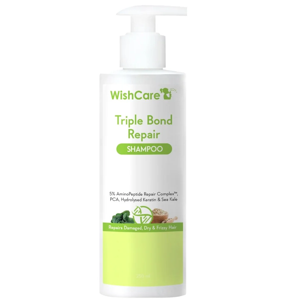 Wishcare Triple Bond Repair Shampoo For Dry & Frizzy Hair